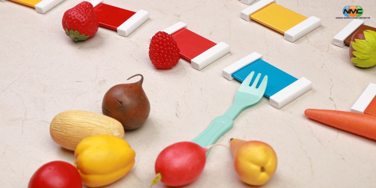 What are the 7 types of food colors?